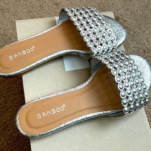 Trendy Silver Sandals